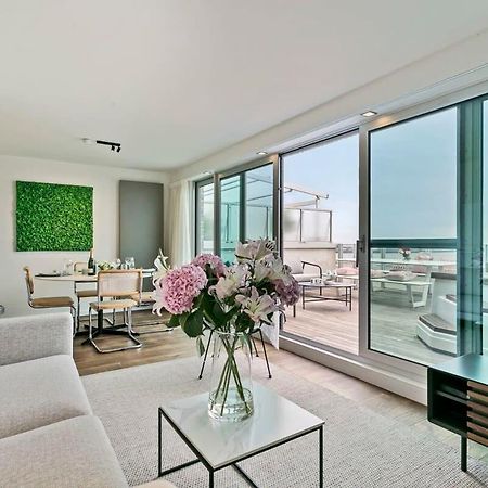 Modern Penthouse With Stunning Sea-View, Sauna And 2 Large Terraces! Daire Knokke-Heist Dış mekan fotoğraf